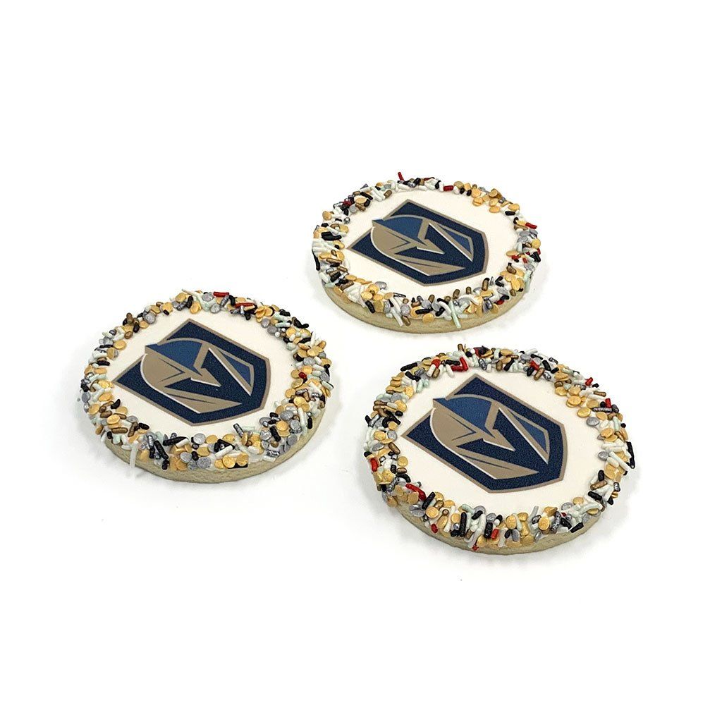 VGK Cookies Cutout Cookie Freed's Bakery One Dozen Cookies Round