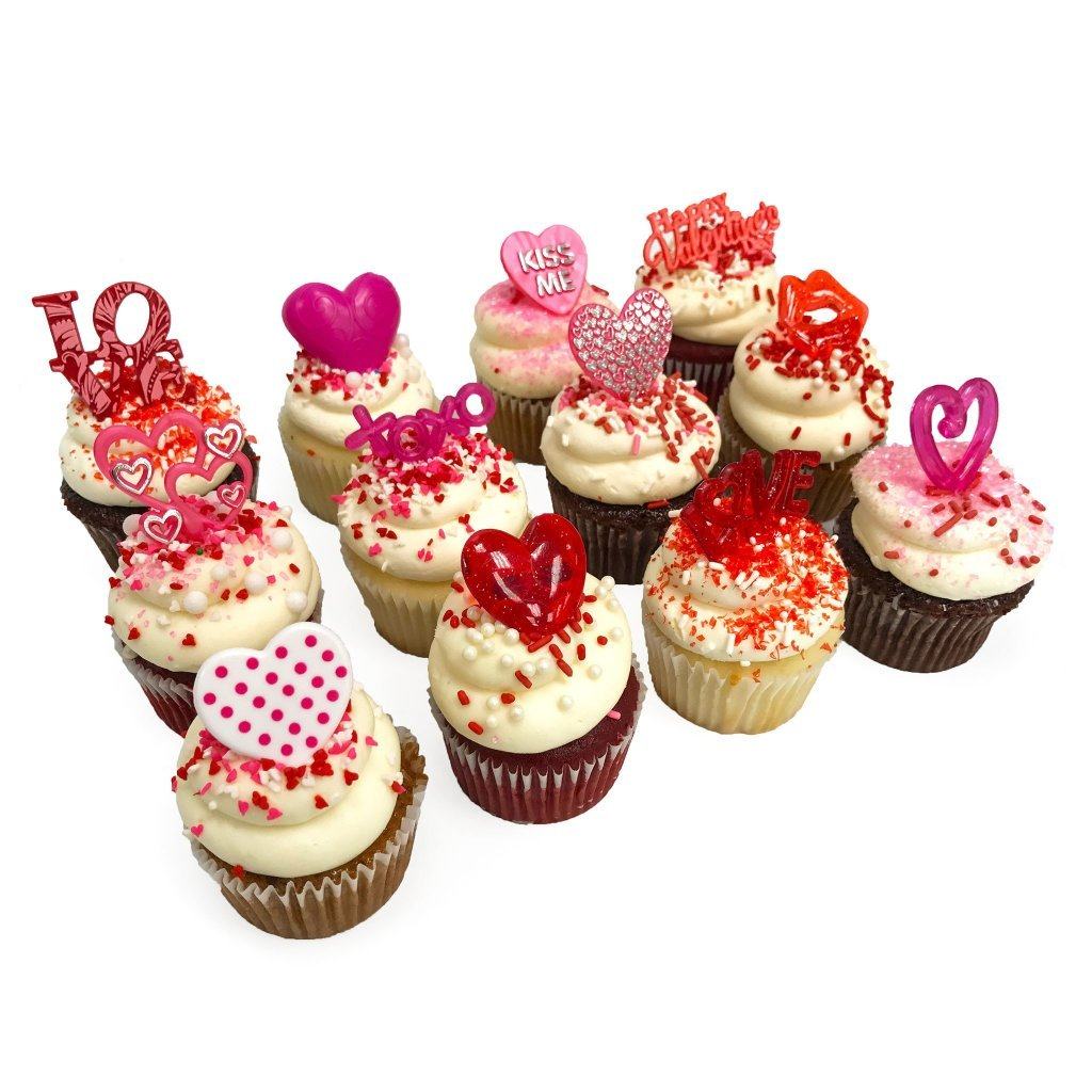 Valentine Hearts Cupcakes Cupcake Freed's Bakery