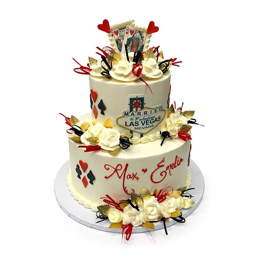 Vegas In Style Wedding Cake Wedding Cake Freed's Bakery