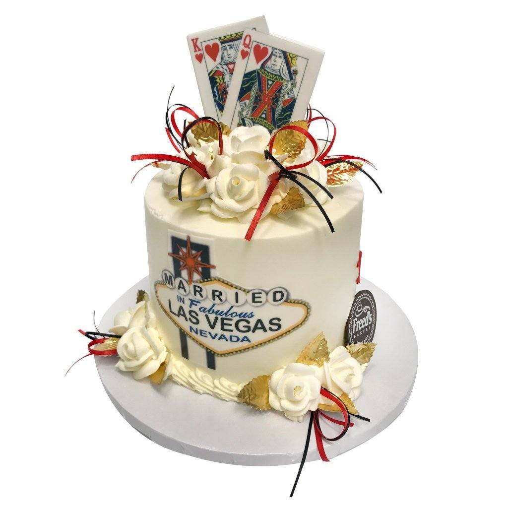 Vegas In Style Wedding Cake Freed's Bakery