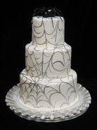 Web of Romance Wedding Cake Freed's Bakery