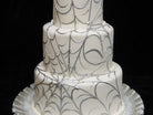 Web of Romance Wedding Cake Freed's Bakery