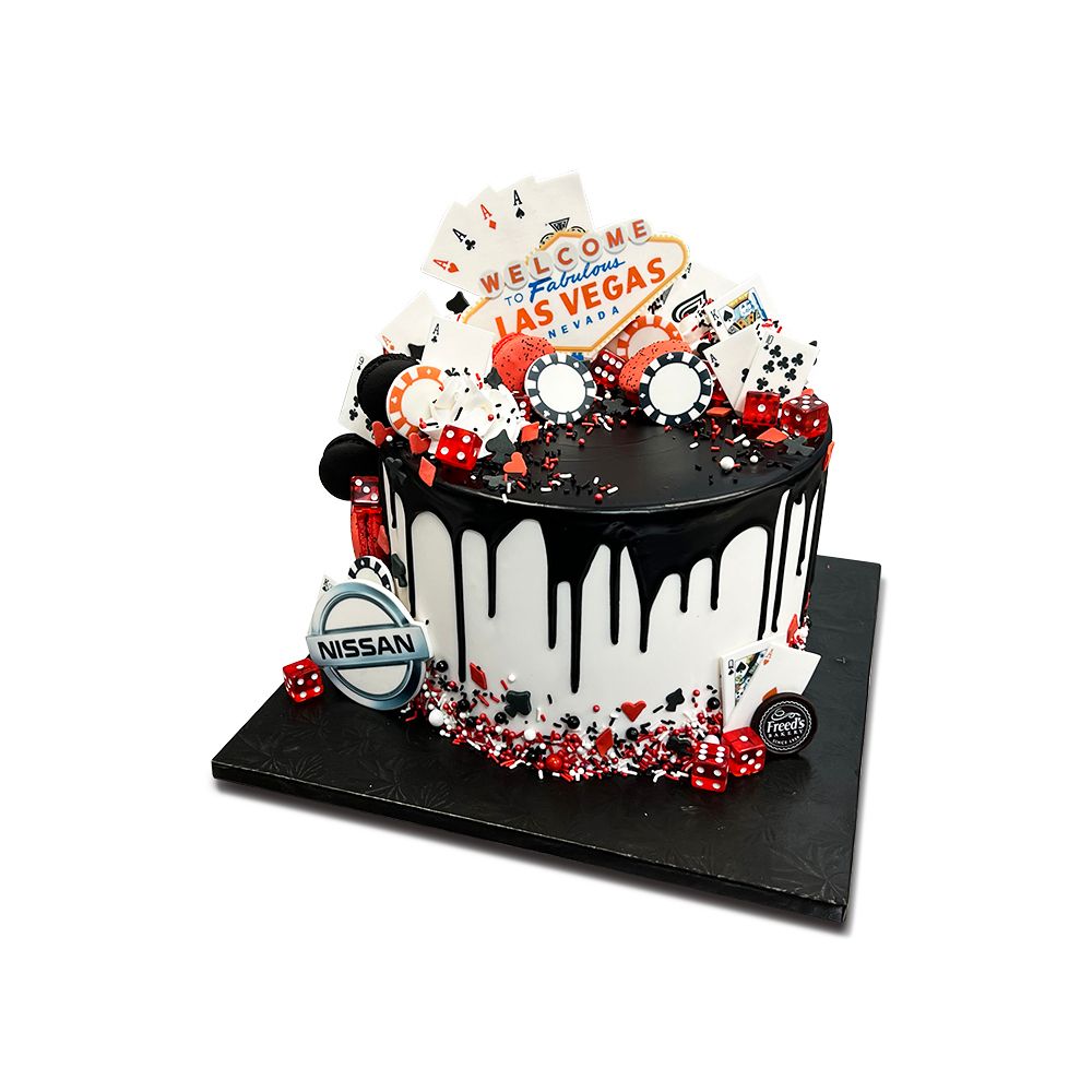 Vegas Drip Theme Cake Freed's Bakery 