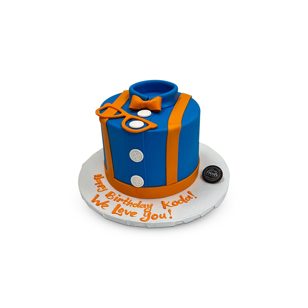 Dapper Birthday Theme Cake Freed's Bakery