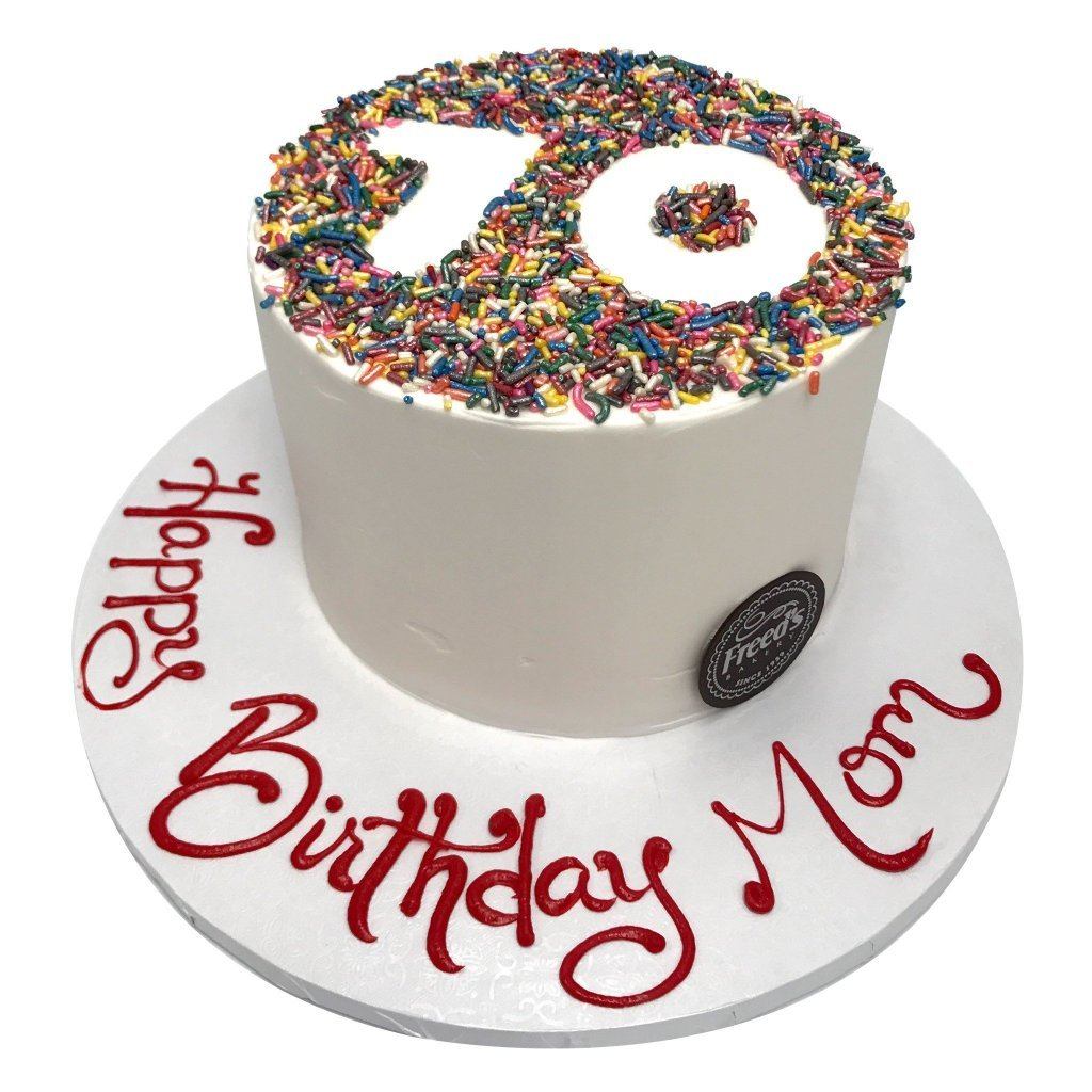 Colors and Counting Theme Cake Freed's Bakery