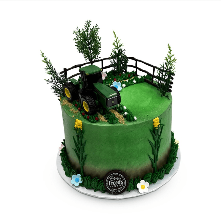Tractor Birthday Cake Theme Cake Freed's Bakery