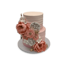 Blushing Birthday Theme Cake Freed's Bakery