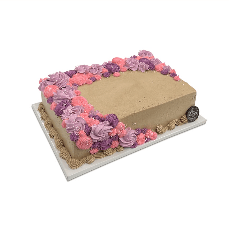 Pink and Purple Swirls Theme Cake Freed's Bakery