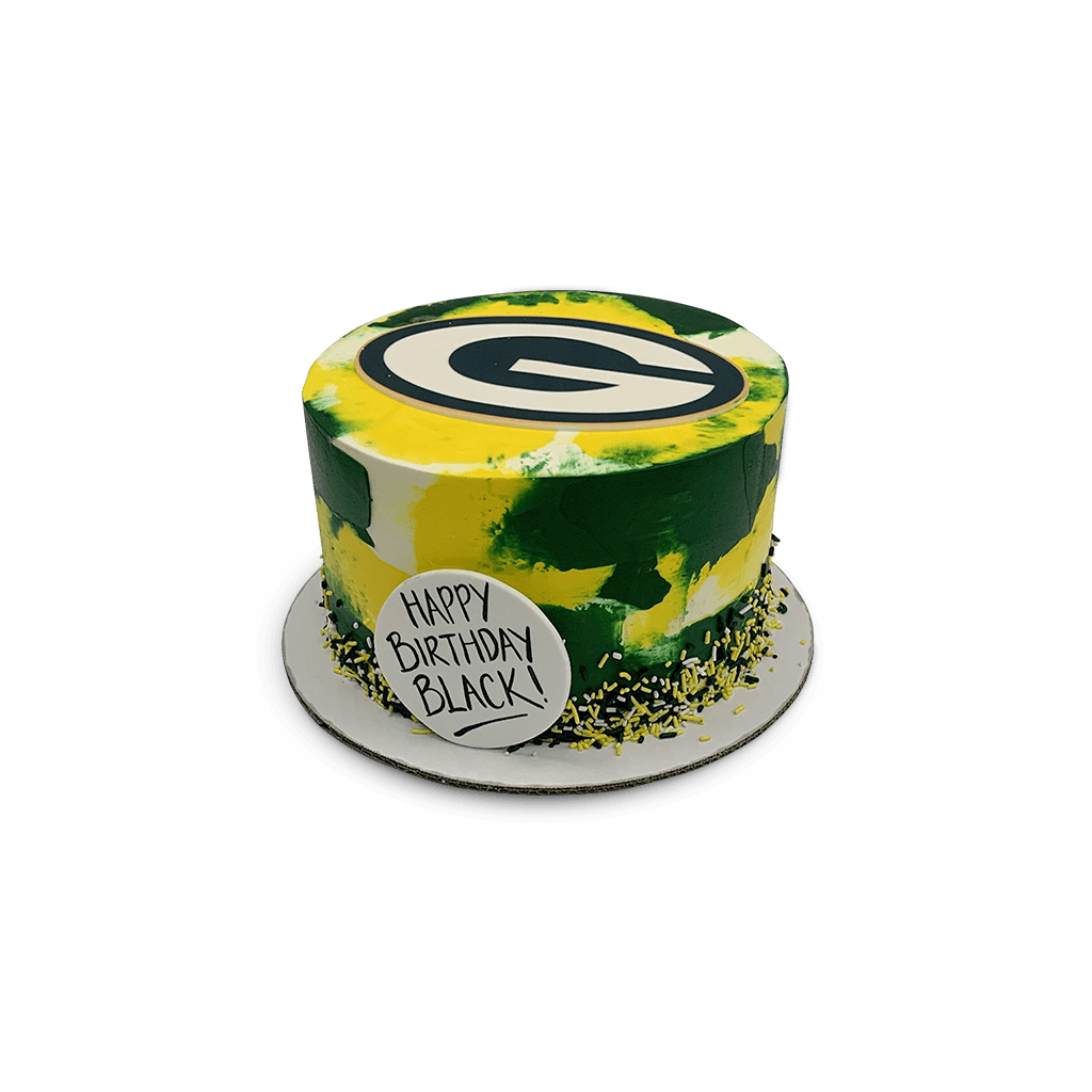 Go, Green and Gold! Theme Cake Freed's Bakery