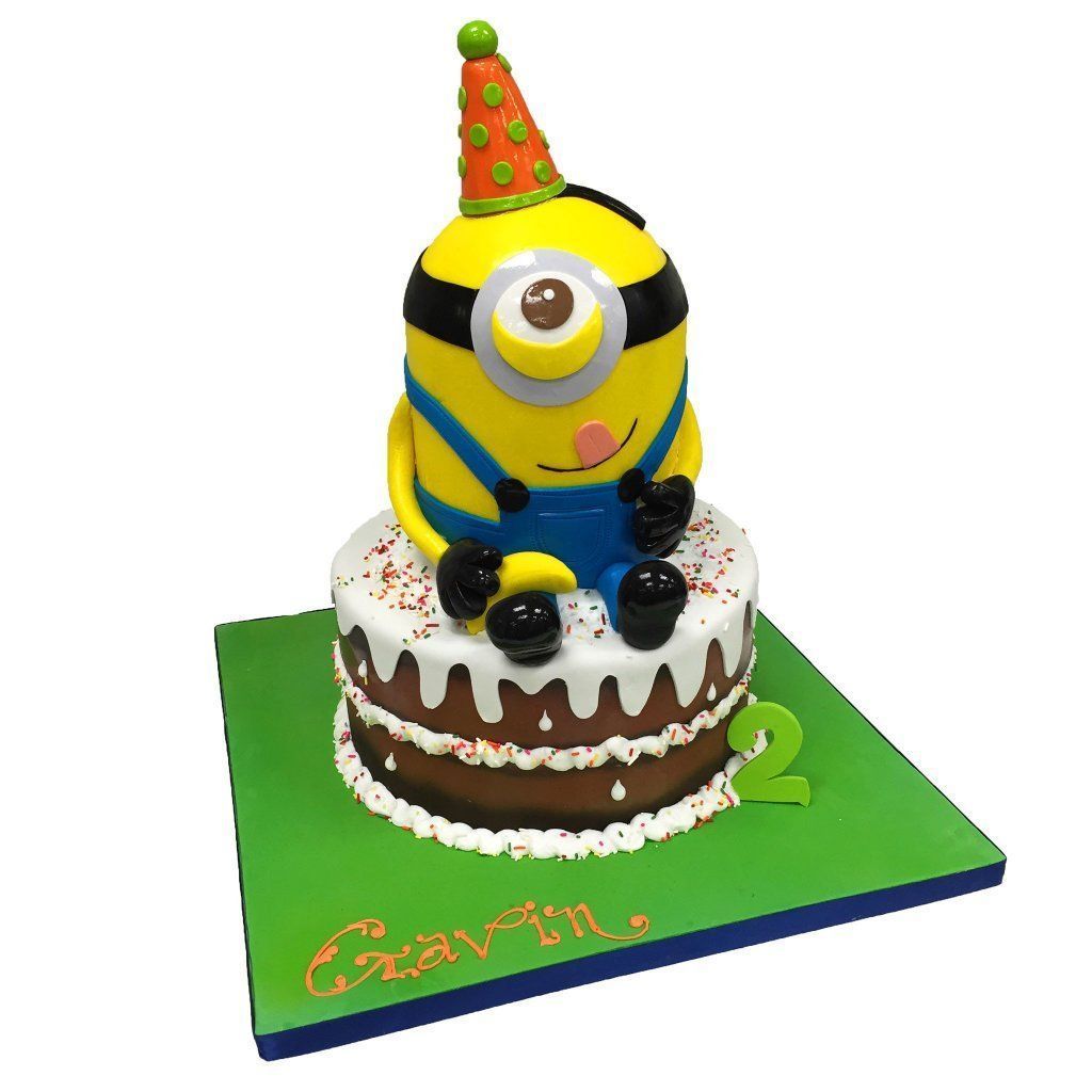 Gavin's Minion Theme Cake Freed's Bakery