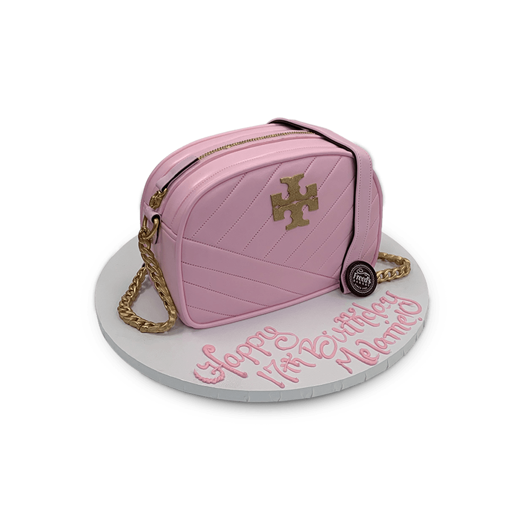 Pink Party Handbag Theme Cake Freed's Bakery