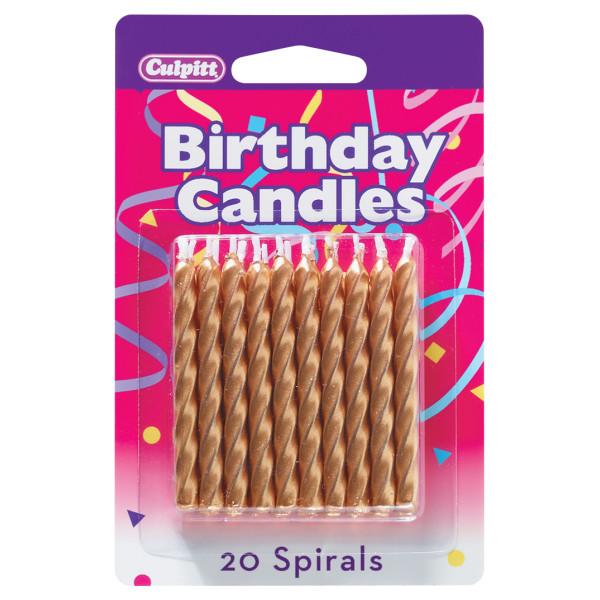 Gold & Silver Candles Candle Freed's Bakery Gold