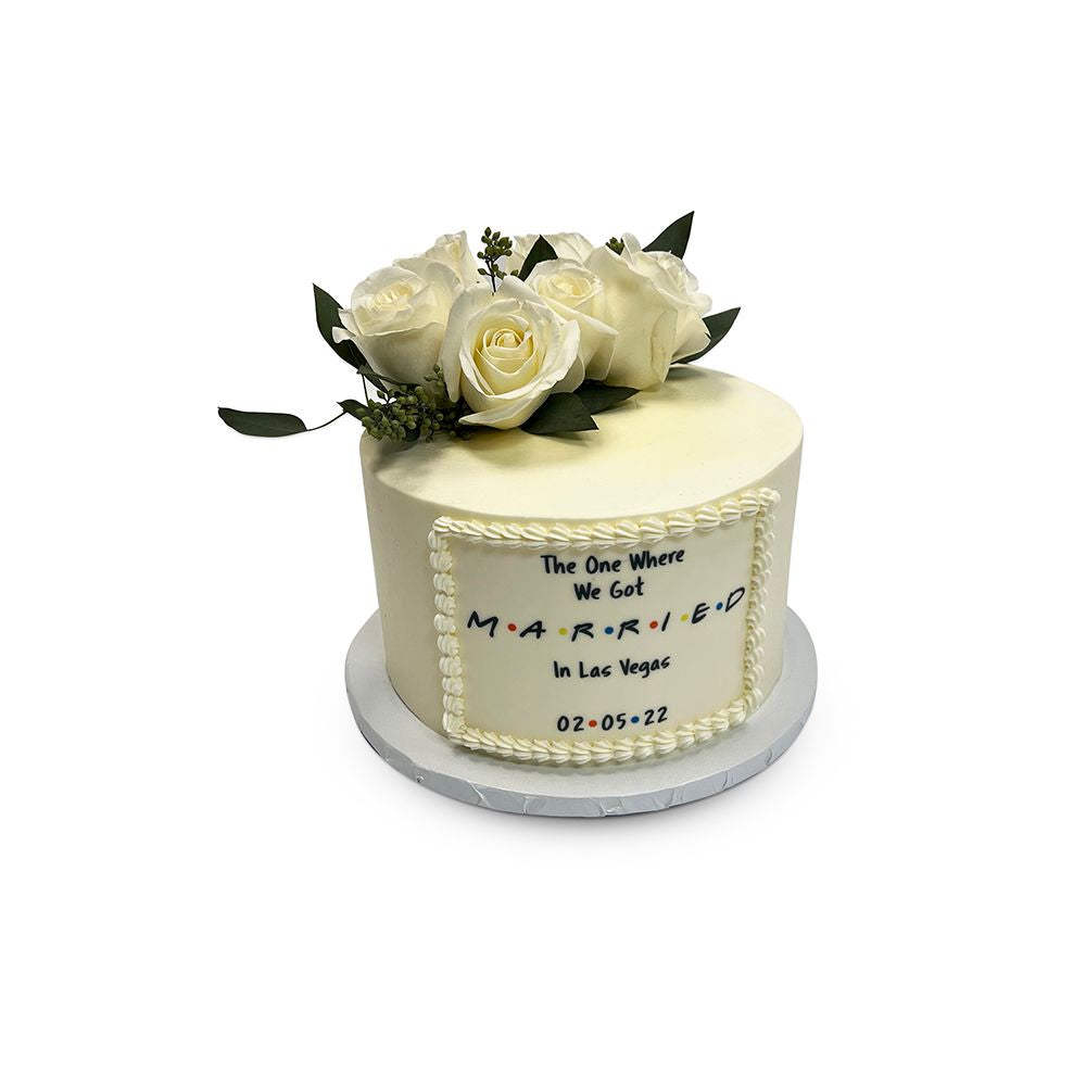 The One Where We Got Married Theme Cake Freed's Bakery