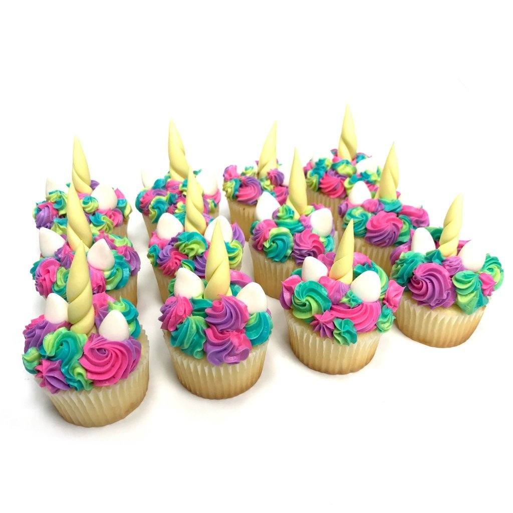 Bright Unicorn Cupcake Theme Cake Freed's Bakery