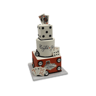 King and Queen of Vegas Wedding Cake Freed's Bakery