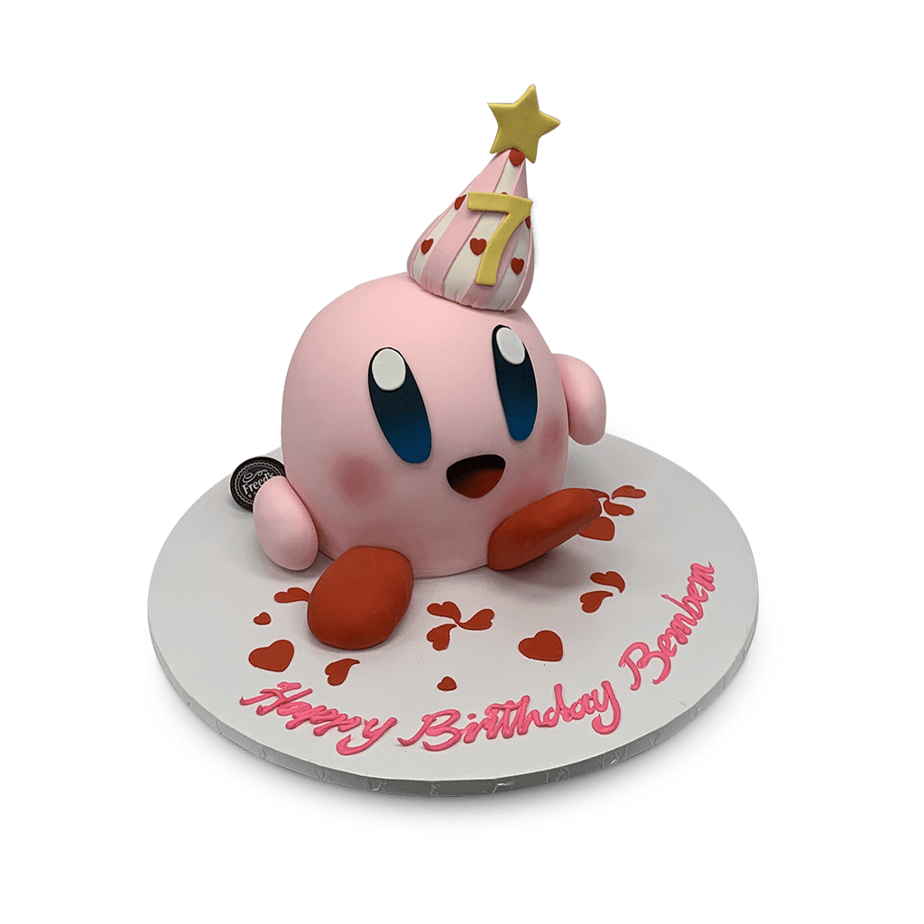 Kirby Cake Theme Cake Freed's Bakery