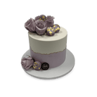 Lavender Rose Macaron Birthday Cake Theme Cake Freed's Bakery