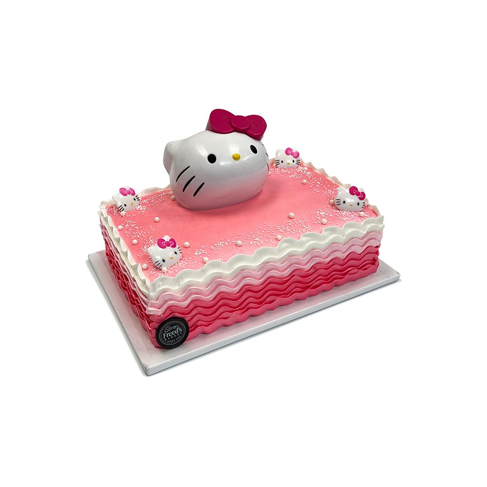 Pink Kitty Theme Cake Freed's Bakery 