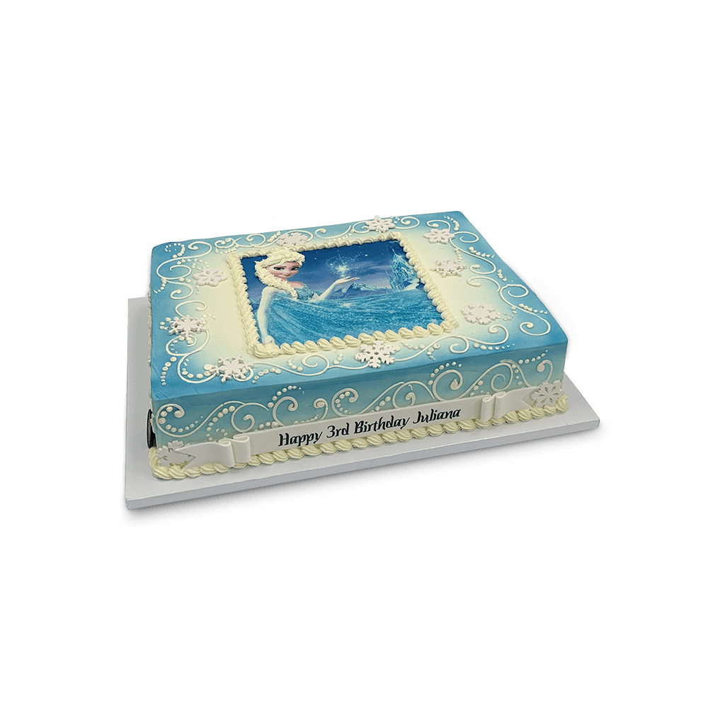 Snow Princess Theme Cake Freed's Bakery