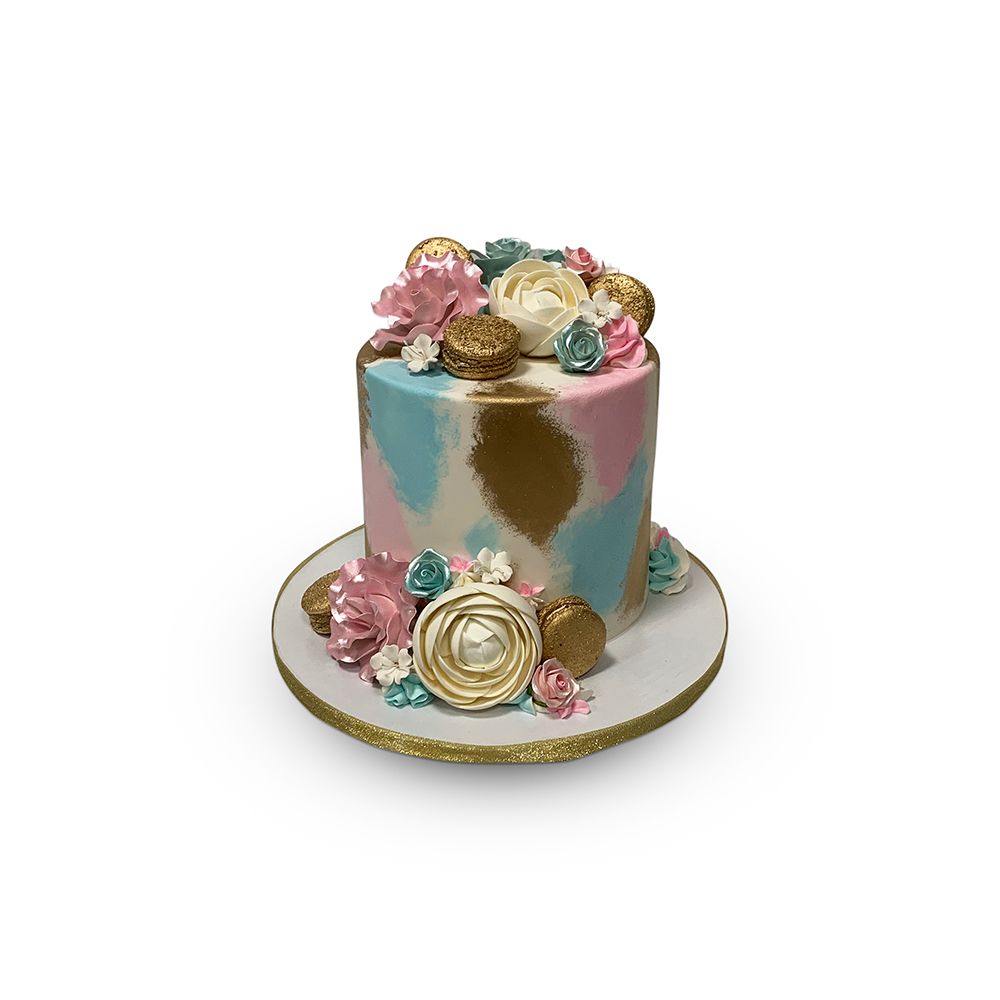 Dreamy Floral Birthday Theme Cake Freed's Bakery