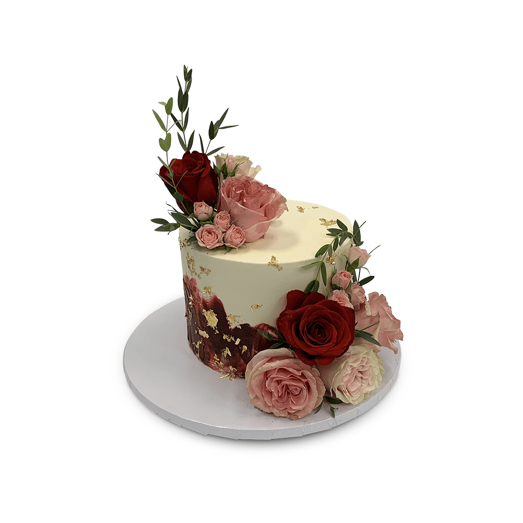 Romance Roses Theme Cake Freed's Bakery