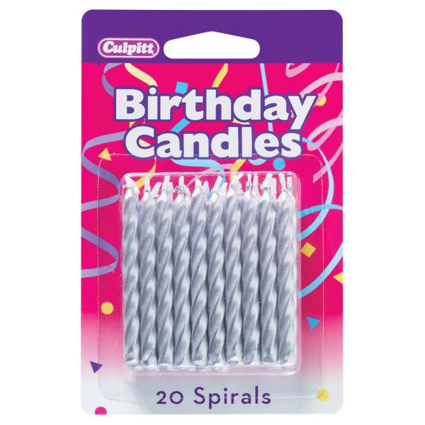 Gold & Silver Candles Candle Freed's Bakery Silver