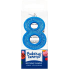 Mini Number Candle Candle Freed's Bakery Number Eight Candle Blue