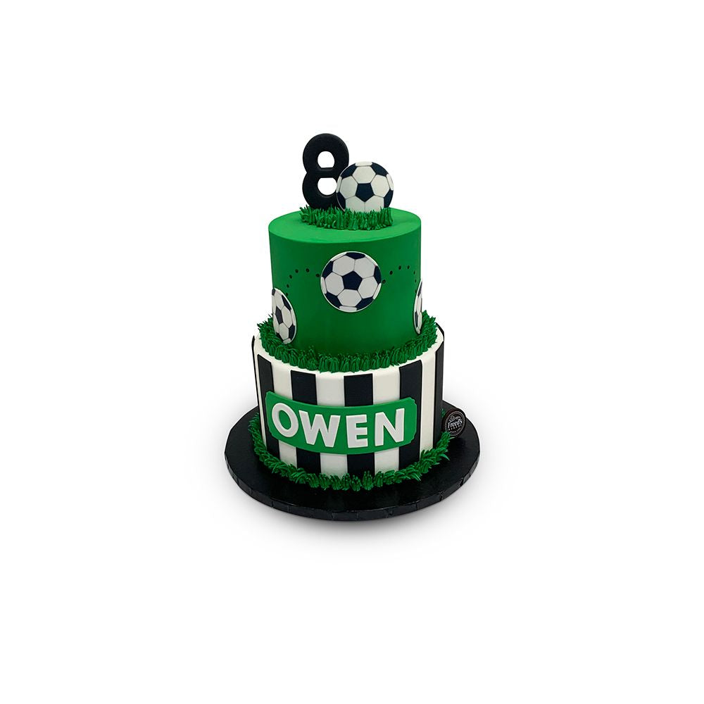 The Big Green Birthday Theme Cake Freed's Bakery 