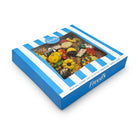 Classic Blue Cookie Gift Box Seasonal Item Freed's Bakery 14" Box - 4 Pounds (96-128 Cookies) Christmas Don't Add Printed Image Cookie