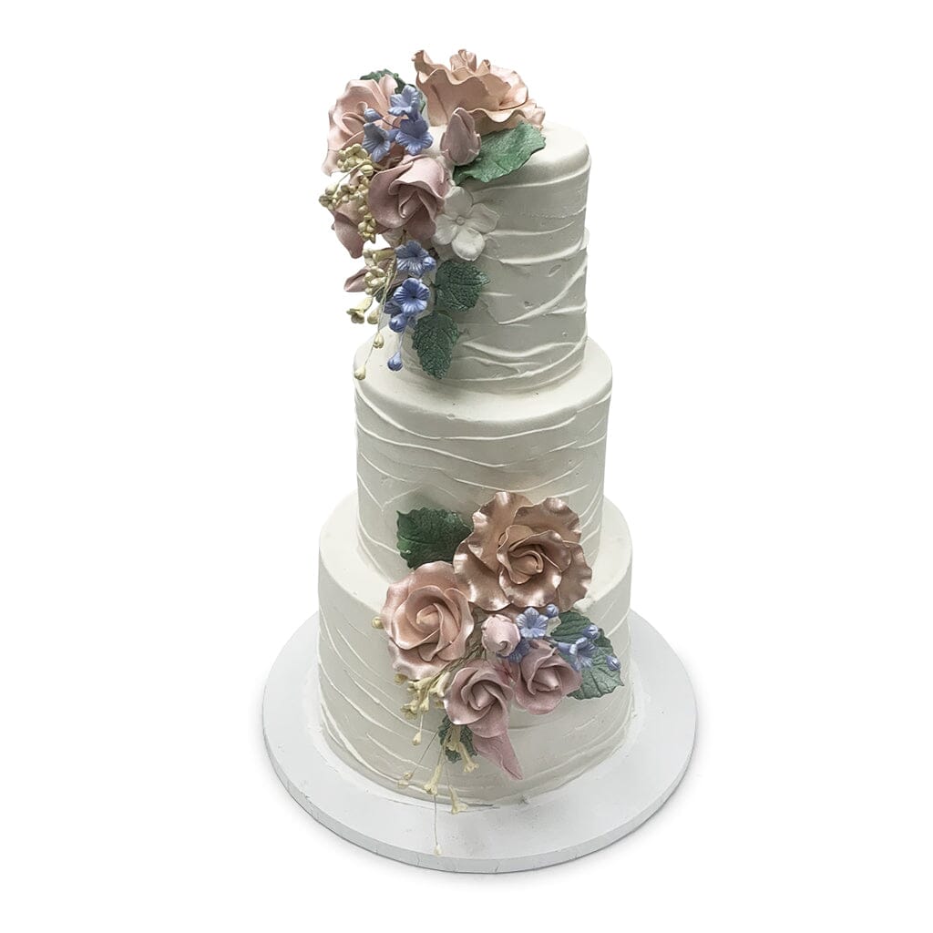 Blush Pearl Grace Wedding Cake Freed's Bakery 