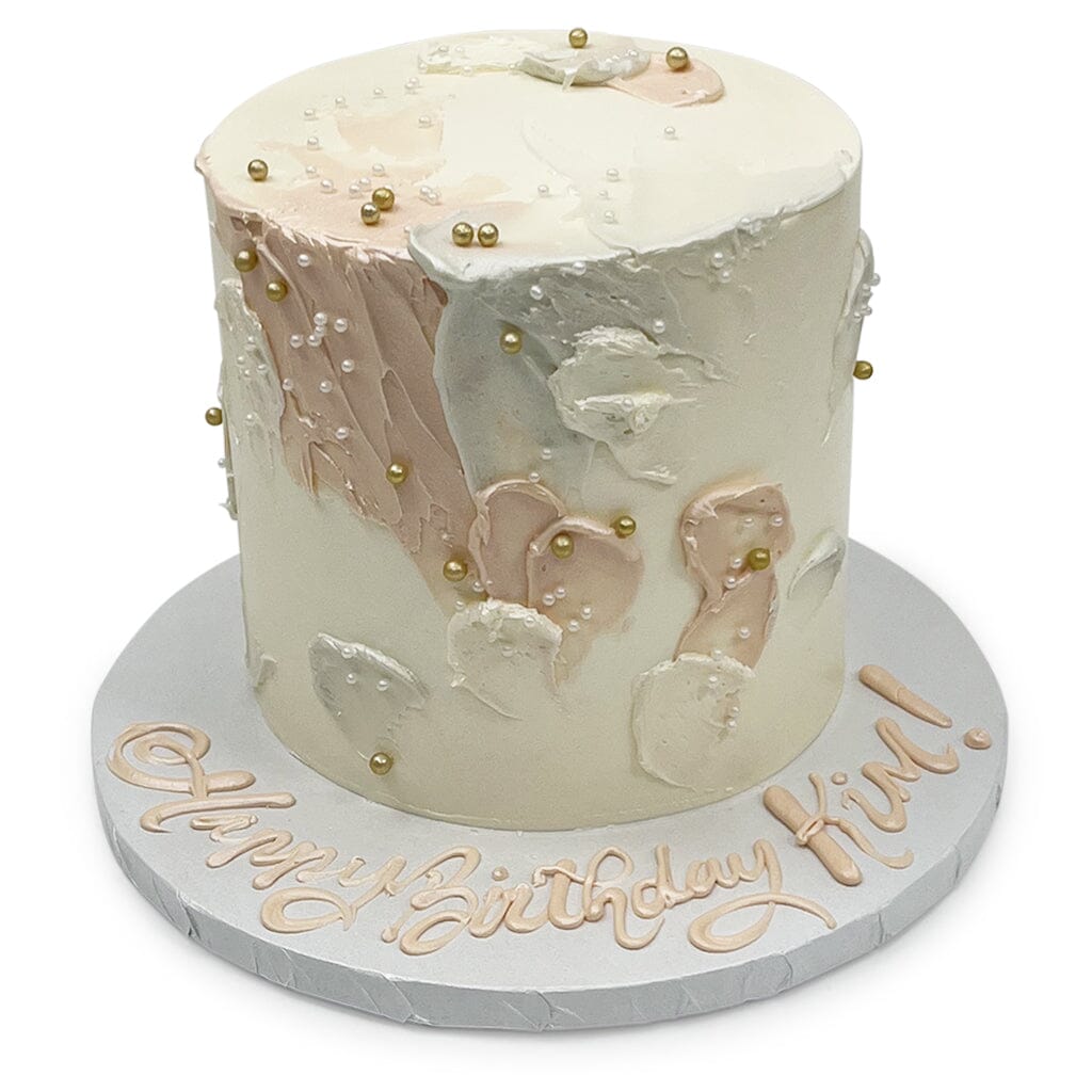Blush and Glow Theme Cake Freed's Bakery 