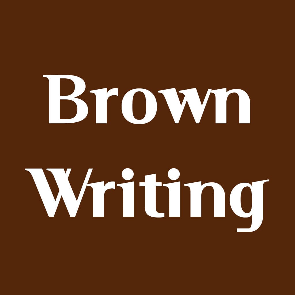 Writing Color Add On Product Option Freed's Bakery Brown Writing 