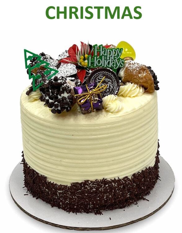 Cannoli Cream Dessert Cake Dessert Cake Freed's Bakery 7" Round (Serves 8-10) Add Christmas Accents 