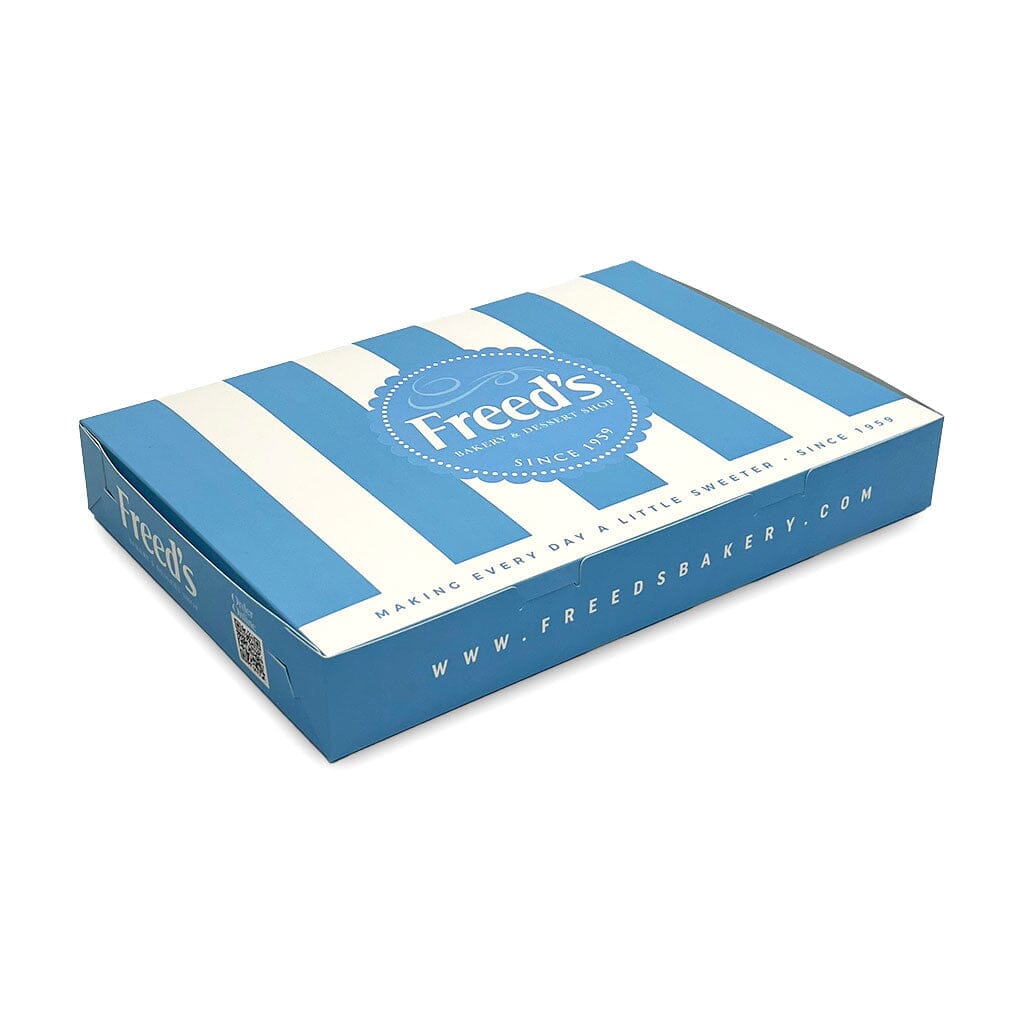 Bright Menorah Custom Cookie Gift Box Gift Box Freed's Bakery 