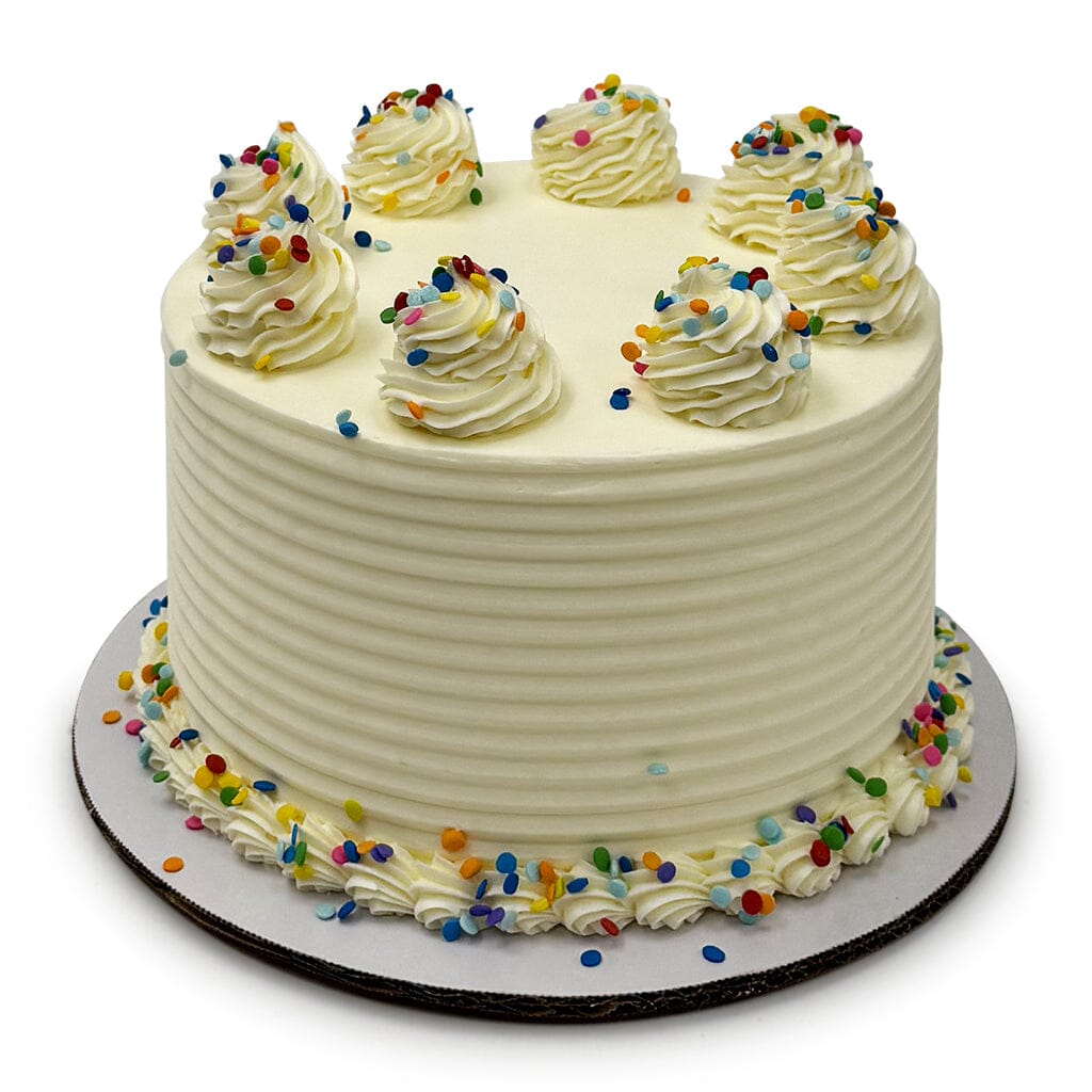 Simple Rainbow Confetti Cake – Freed's Bakery