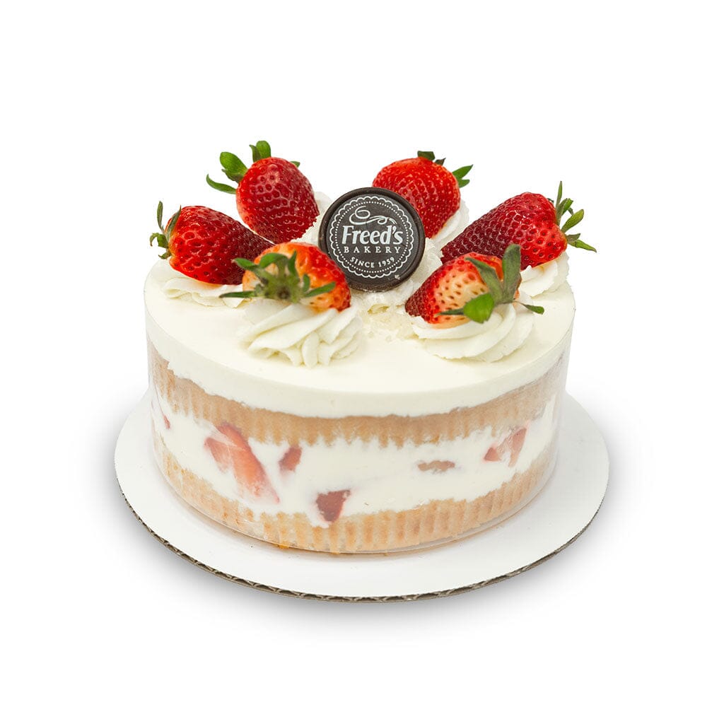 Cozy-Sized World Famous Strawberry Shortcake Dessert Cake Freed's Bakery 