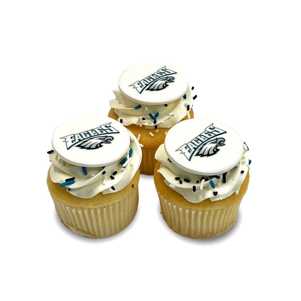 Big Team Cupcakes Theme Cupcake Freed's Bakery Dozen Vanilla Eagles