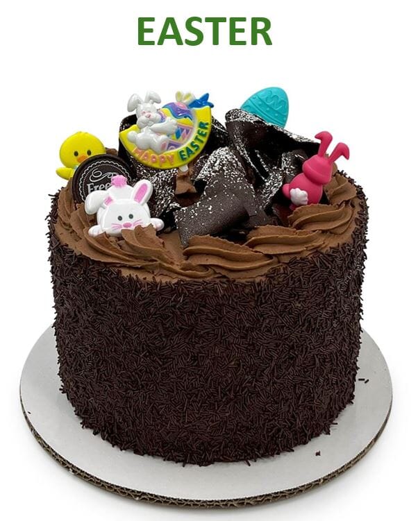 Bestselling Parisian Chocolate Cake Dessert Cake Freed's Bakery 7" Round (Serves 8-10) Add Easter Accents 