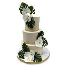 Golden Orchid Wedding Cake Freed's Bakery 