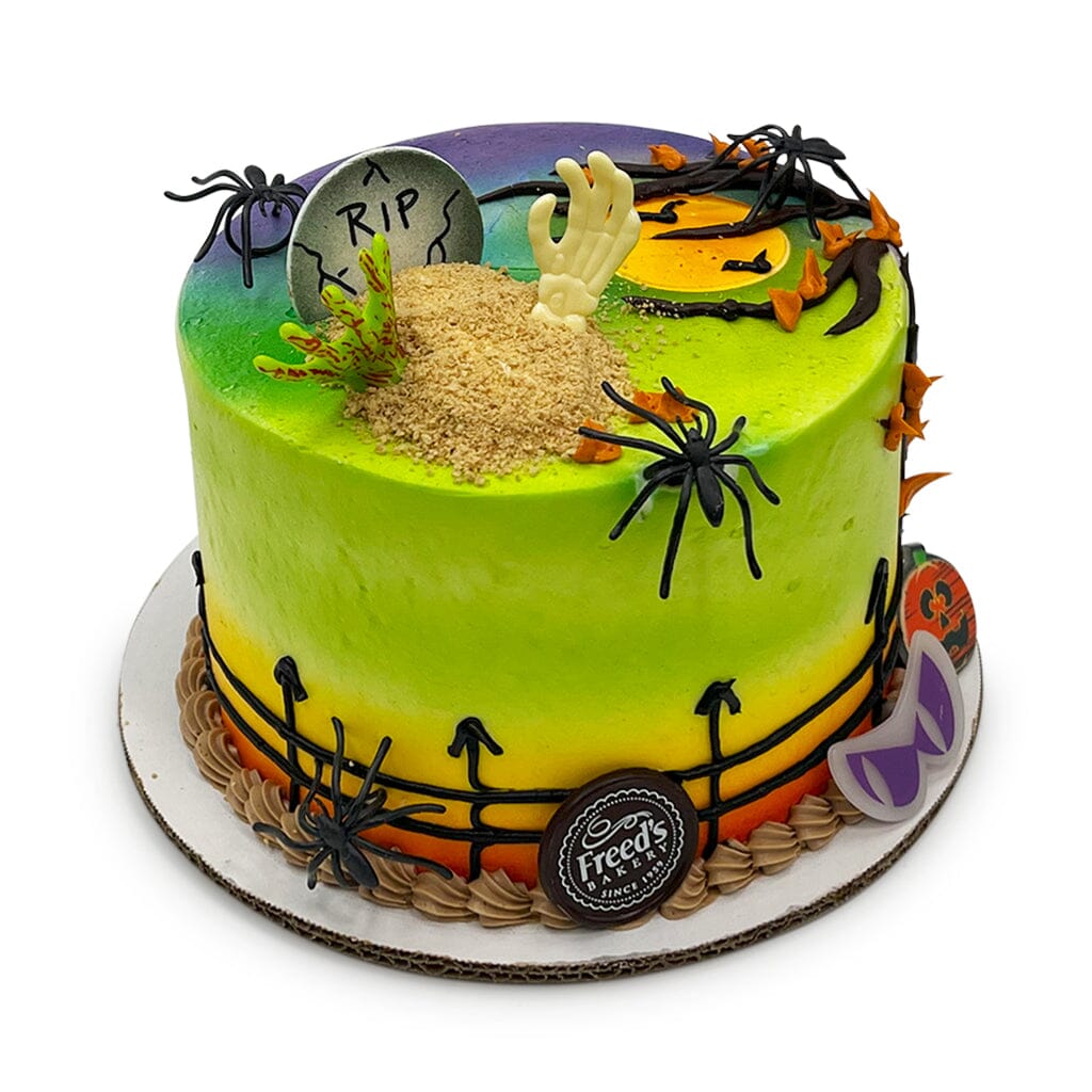 Graveyard Treat Theme Cake Freed's Bakery 