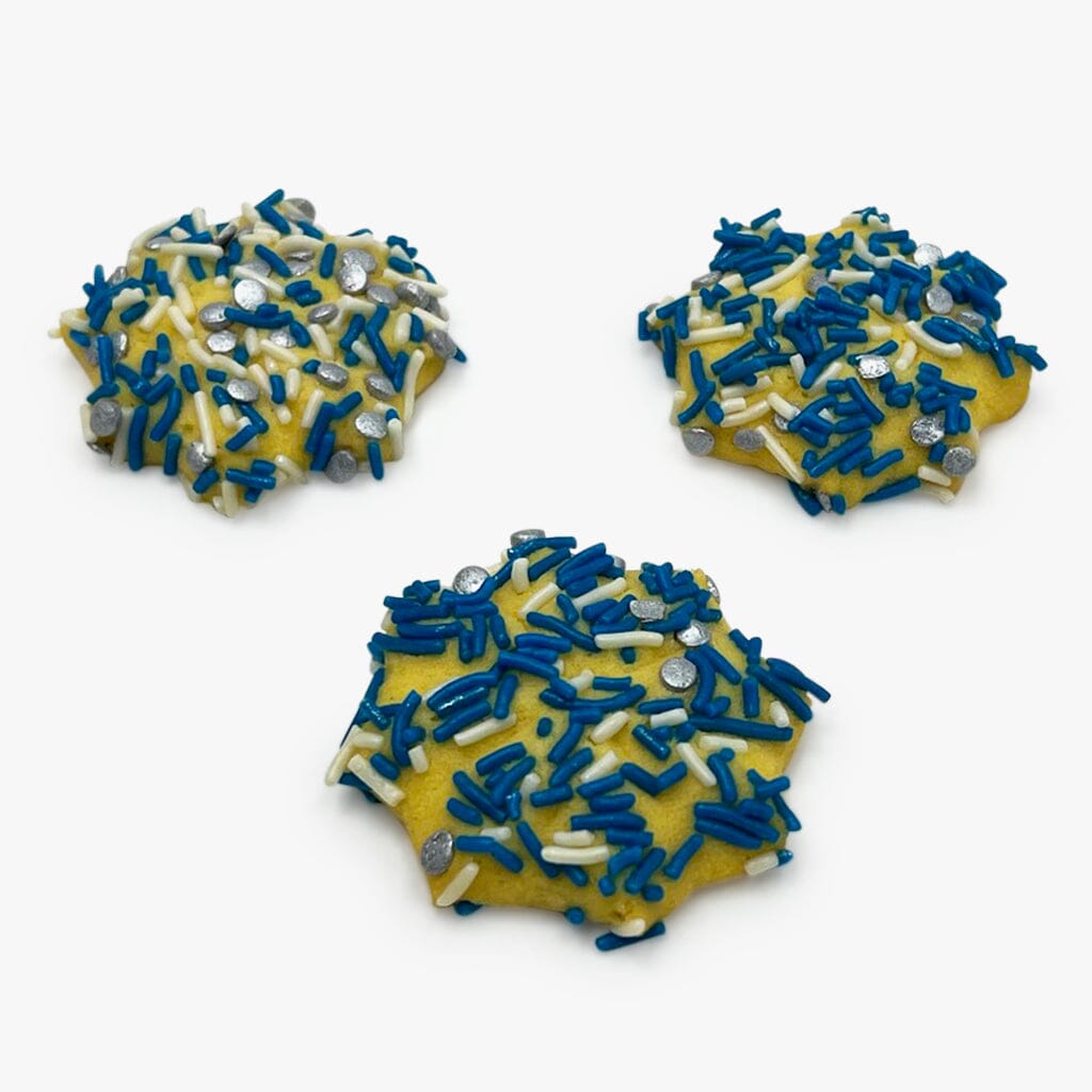 Hanukkah Sprinkle Butter Cookies Cookie Freed's Bakery 