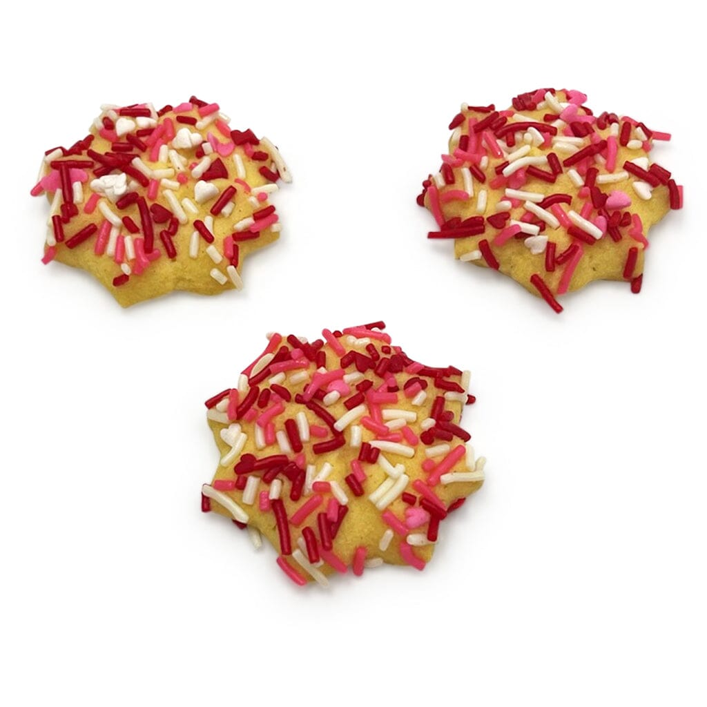 Heart's Delight Sprinkle Butter Cookies Cookie Freed's Bakery 