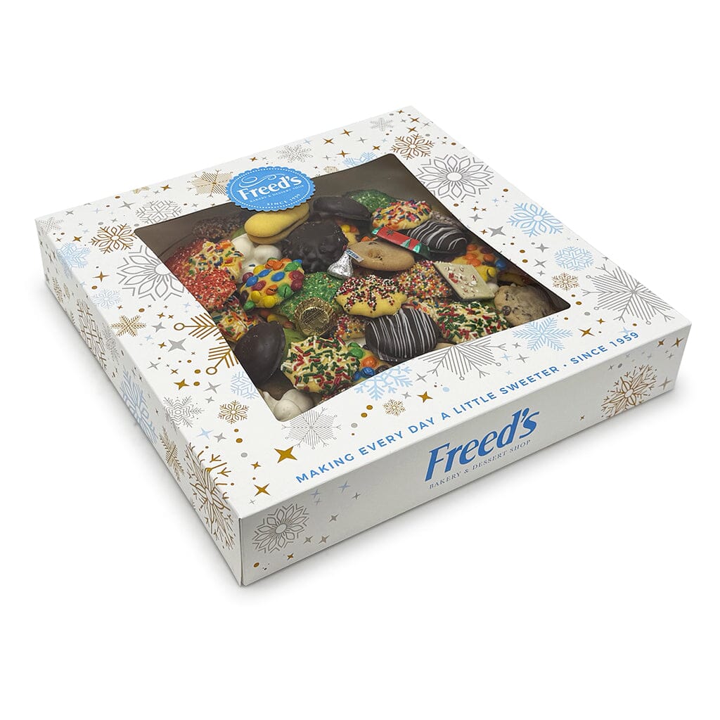 Option - Packaging Product Option Freed's Bakery Freed's Holiday 14" Window Box with Tray 