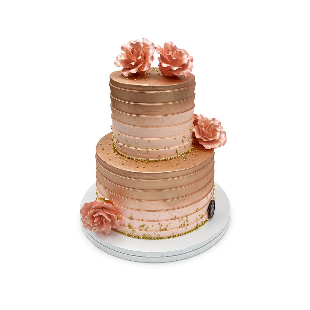 Rose Gold Radiance Theme Cake Freed's Bakery 