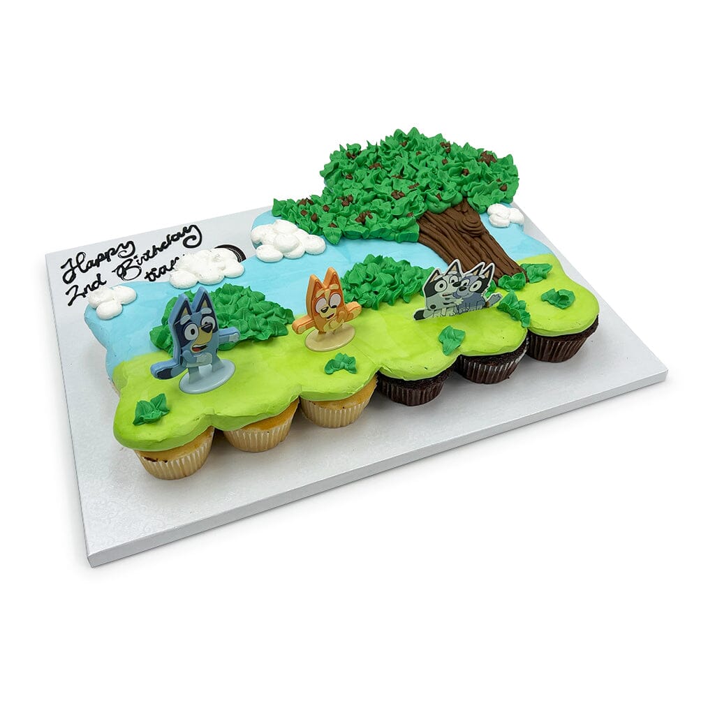 Bluey Playtime Theme Cupcake Freed's Bakery 