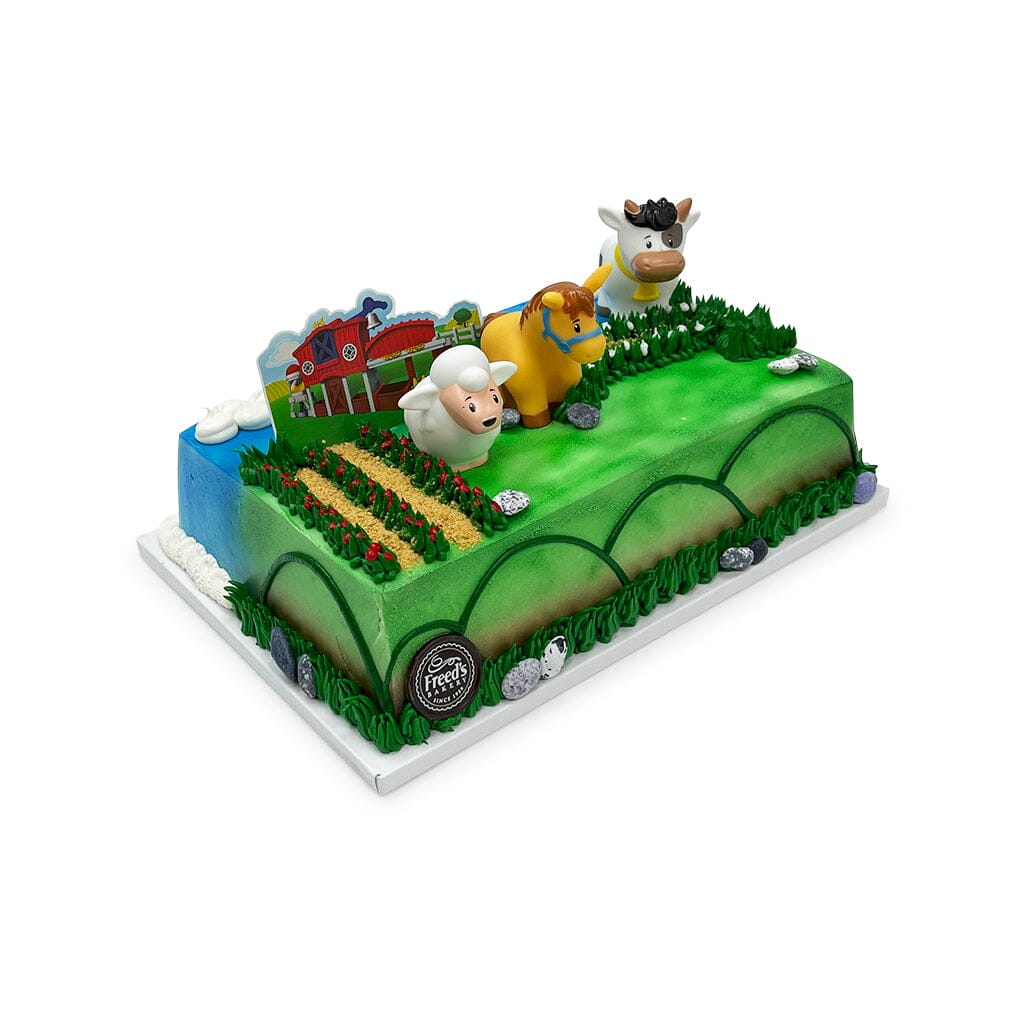 Barnyard Birthday Cake Theme Cake Freed's Bakery 