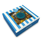 Classic Blue Cookie Gift Box Seasonal Item Freed's Bakery 10" Box - 2 Pounds (48-64 Cookies) Hanukkah Add Printed Image Cookie