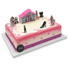 Barbie and Friends Theme Cake Freed's Bakery 1/4 Sheet (Serves 20-25) Vanilla Cake & Bavarian Cream Buttercream