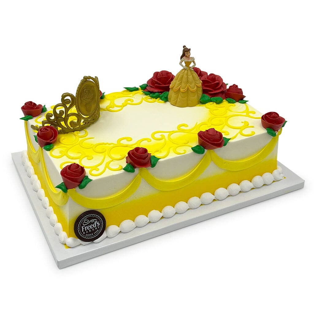 Belle of the Ball Theme Cake Freed's Bakery 1/4 Sheet (Serves 20-25) Vanilla Cake & Bavarian Cream Buttercream