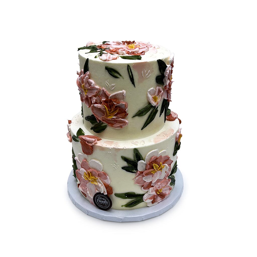 Painted Petals Theme Cake Freed's Bakery 